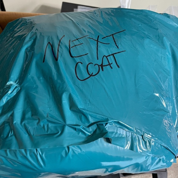 Marlboro Man Coat Mens Large Tan Sherpa Lined Modern NEXT Faux Suede 70s Cowboy - Picture 12 of 12